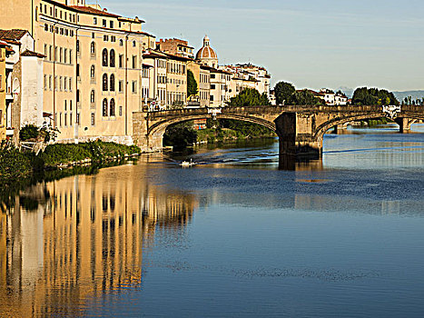 意大利,佛罗伦萨,桥,上方,阿尔诺河