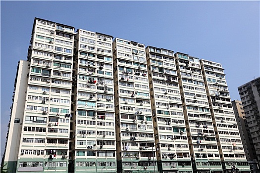 高层建筑,住宅,公寓,建筑,香港,新界