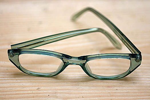 绿色,眼镜