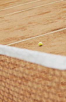 俯拍,网球网,网球场