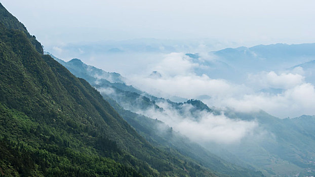 重庆万盛黑山谷美丽山乡风光