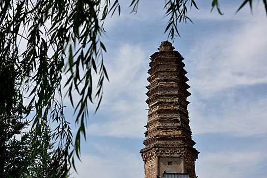 河北宣化,京西第一古塔,辽代佛真猞猁迤逻尼塔