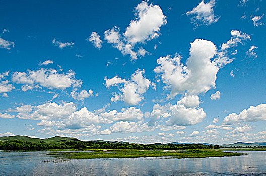 河边风景