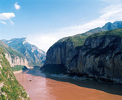 长江,河,三峡,巫峡