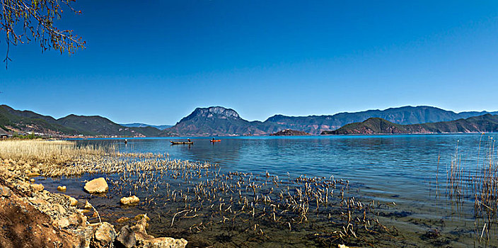 泸沽湖自然景观