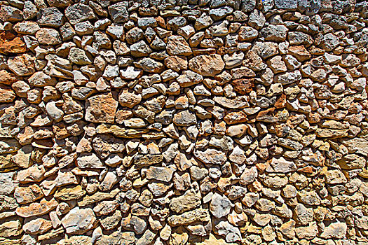 砖石建筑,石墙,特色,地中海,米诺卡岛,巴利阿里群岛