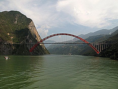 长江三峡巫峡长江大桥