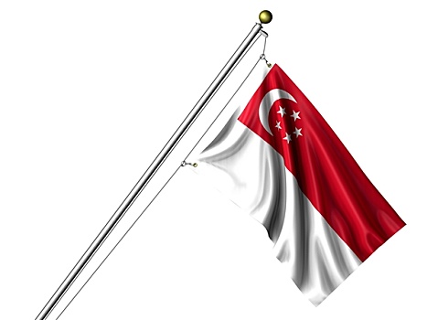 隔绝,新加坡,旗帜