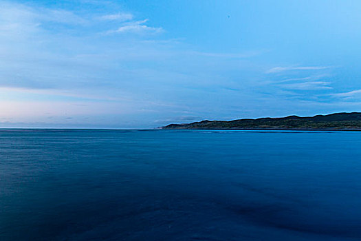 新西兰海日落