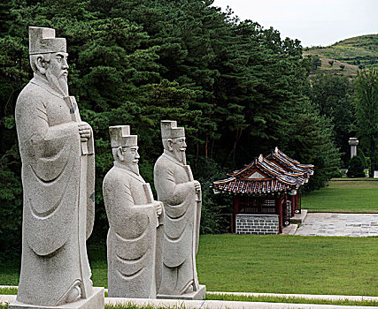 墓地,国王,开城,世界遗产,朝鲜,亚洲