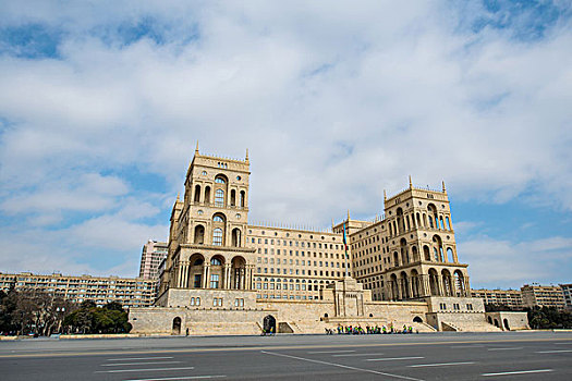 巴库,政府,房子,阿塞拜疆,建筑