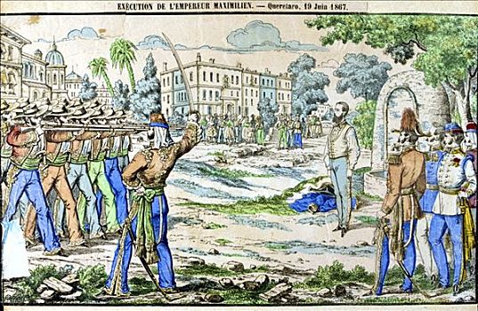 马克西米利安,帝王,墨西哥,六月,1867年,艺术家,未知