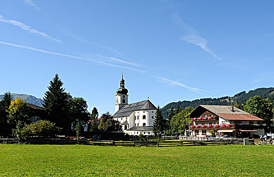 教区教堂,提洛尔,奥地利,欧洲