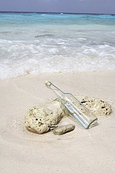 漂流瓶,博奈尔岛,荷属列斯群岛