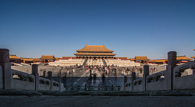 北京,故宫博物院冬季风光