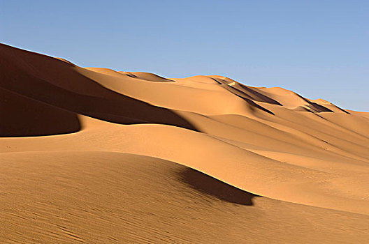 沙丘,奥巴里,撒哈拉沙漠,费赞,利比亚,北非