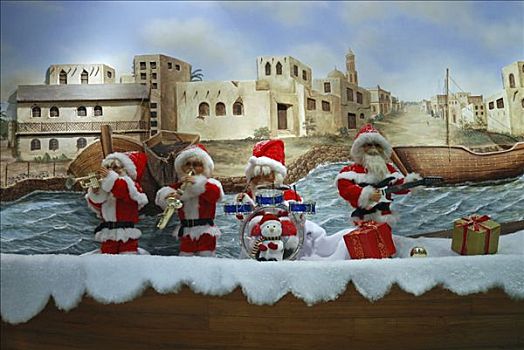 圣诞装饰,风景,机场,巴林