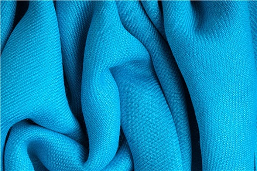 蓝色背景,抽象,布,波状,折,纺织品,纹理