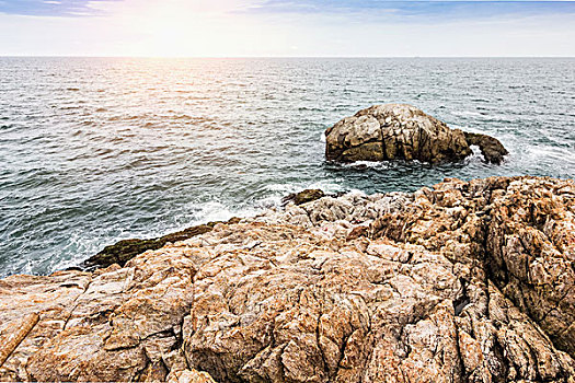 海洋岩石自然风光