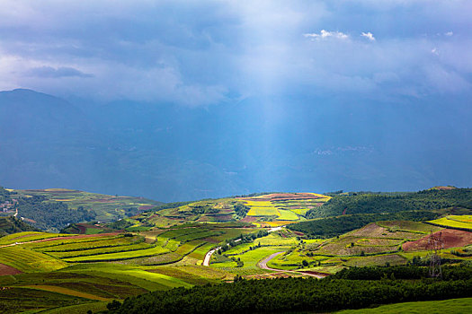 东川红土地的光,景,人