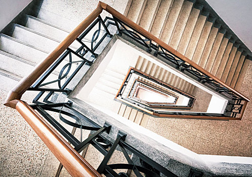 南京理工大学的旋转楼梯