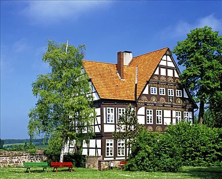 房子,北莱茵威斯特伐利亚,德国,欧洲