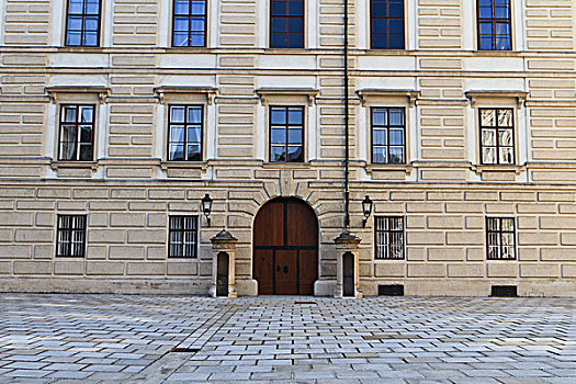 维也纳,霍夫堡,宫殿,入口,门,广场
