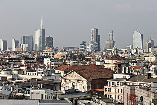 米兰城市全景