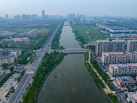 航拍东营经济开发区