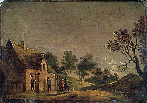 酒馆,夜晚,17世纪,艺术家
