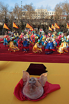 吉林市松花江祭江活动