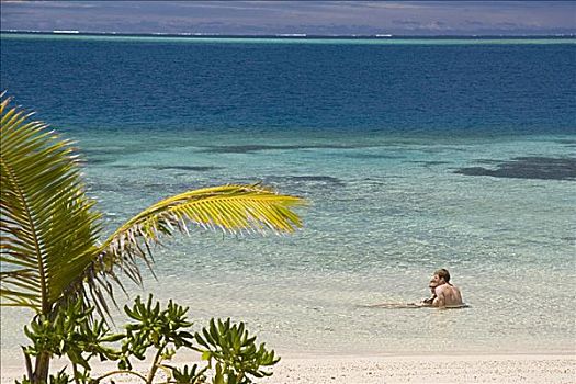 斐济,岛屿,伴侣,降温,海洋