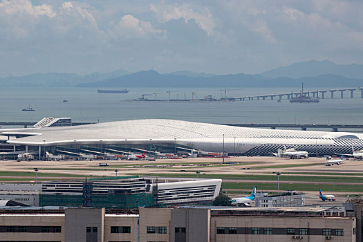 深圳机场及深中通道