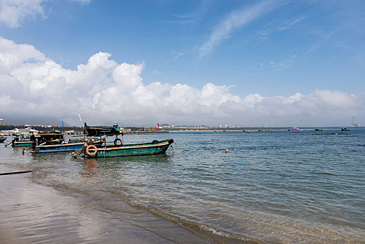 海南三亚海棠湾后海角风光