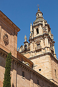 塔,巴洛克,教堂,萨拉曼卡,萨拉曼卡省,西班牙