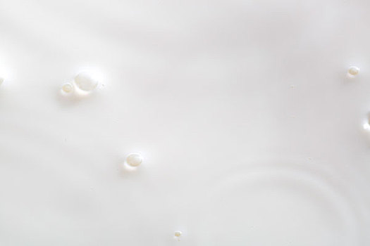 流动的牛奶,牛奶激起的波纹