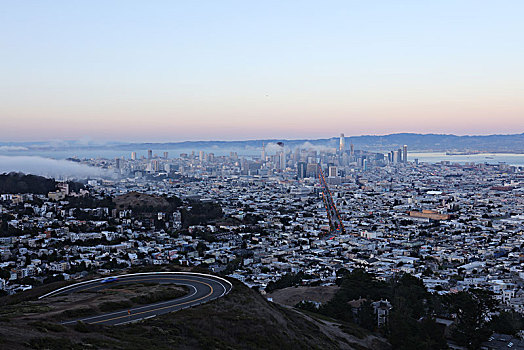 旧金山城市全景