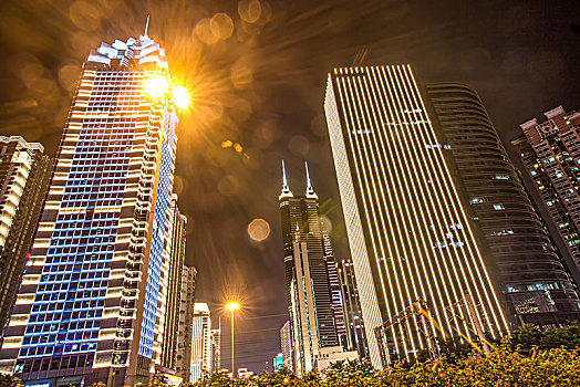 深圳罗湖城市夜景