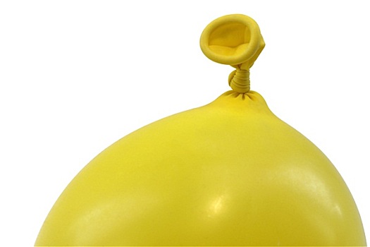 黄色,气球,竖立