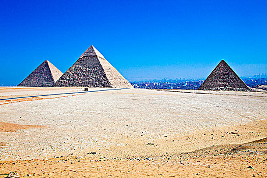 大金字塔,复杂,吉萨金字塔,开罗,埃及
