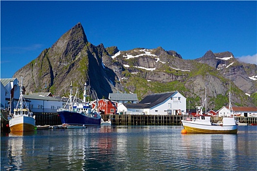 渔港,挪威