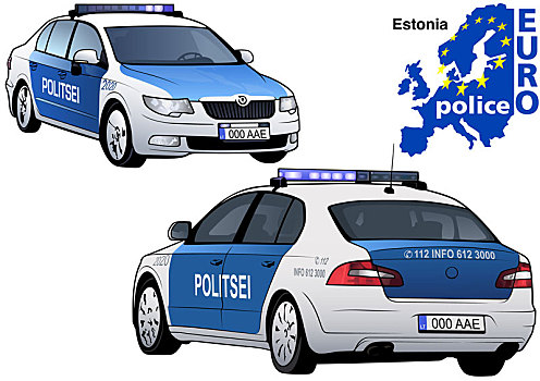 爱沙尼亚,警车