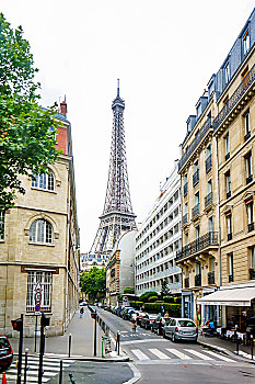 法国巴黎城市风光,埃菲尔铁塔
