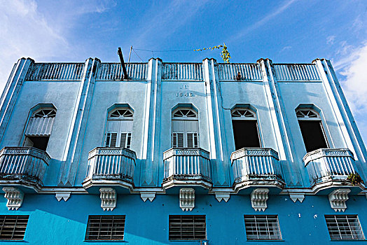 古巴,圣克拉拉,建筑,艺术装饰