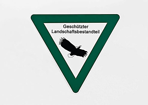 标识,防护,风景,区域,德国,联邦,自然