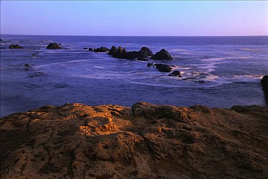 石头,水,岩石,风景,俄勒冈海岸,俄勒冈,美国