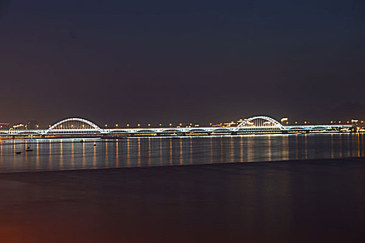 杭州钱江四桥复兴大桥夜景