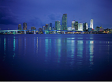 迈阿密,天际线,佛罗里达,美国