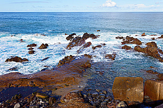 岩石,海岸