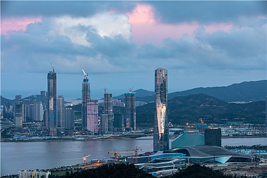建设中的中国珠海横琴自贸区